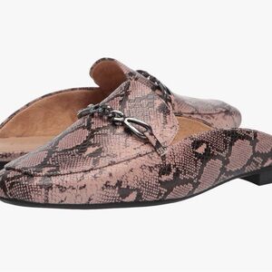 Naturalizer Mules with Snakeskin Print. 7. New